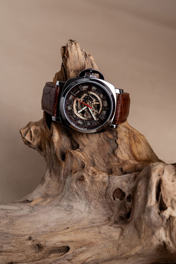 Brown Leather Watch - Image 2